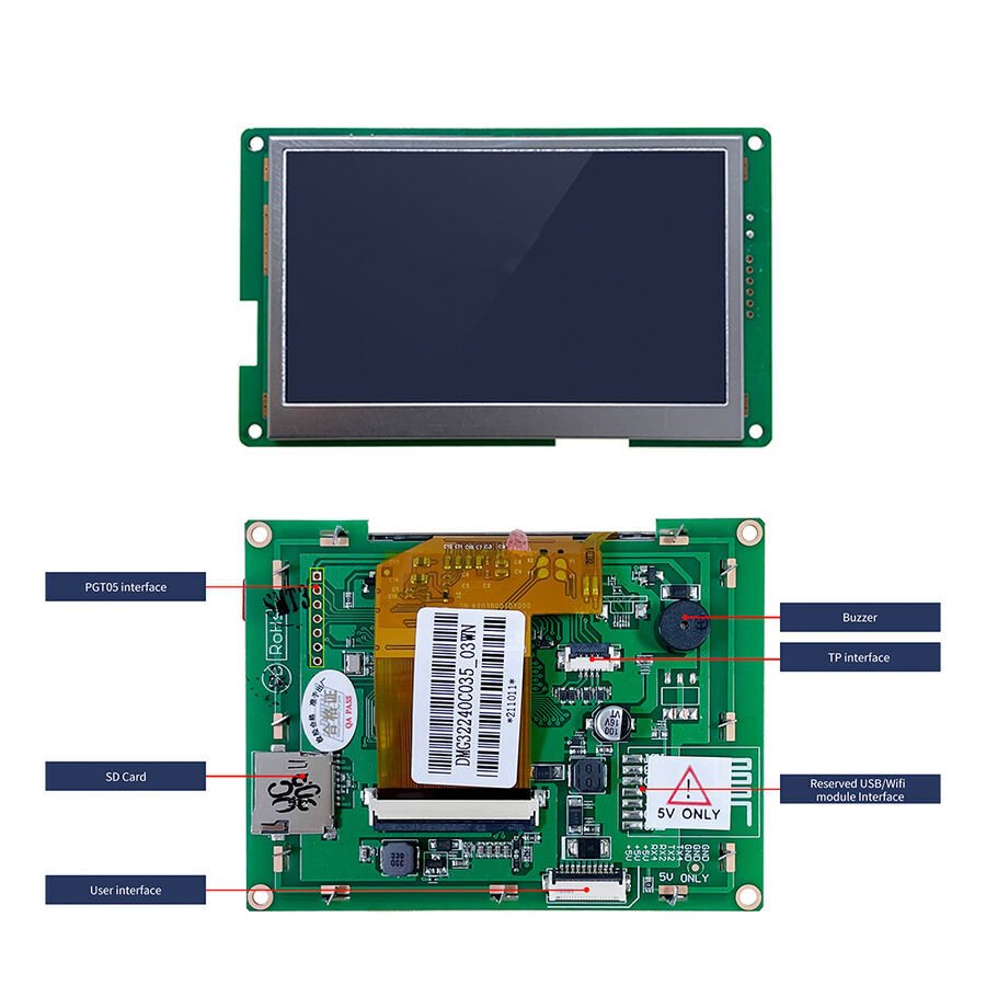 4.3 Inch DMG48270C043_03WN DWIN HMI Display Ekran Dokunmatik Değil